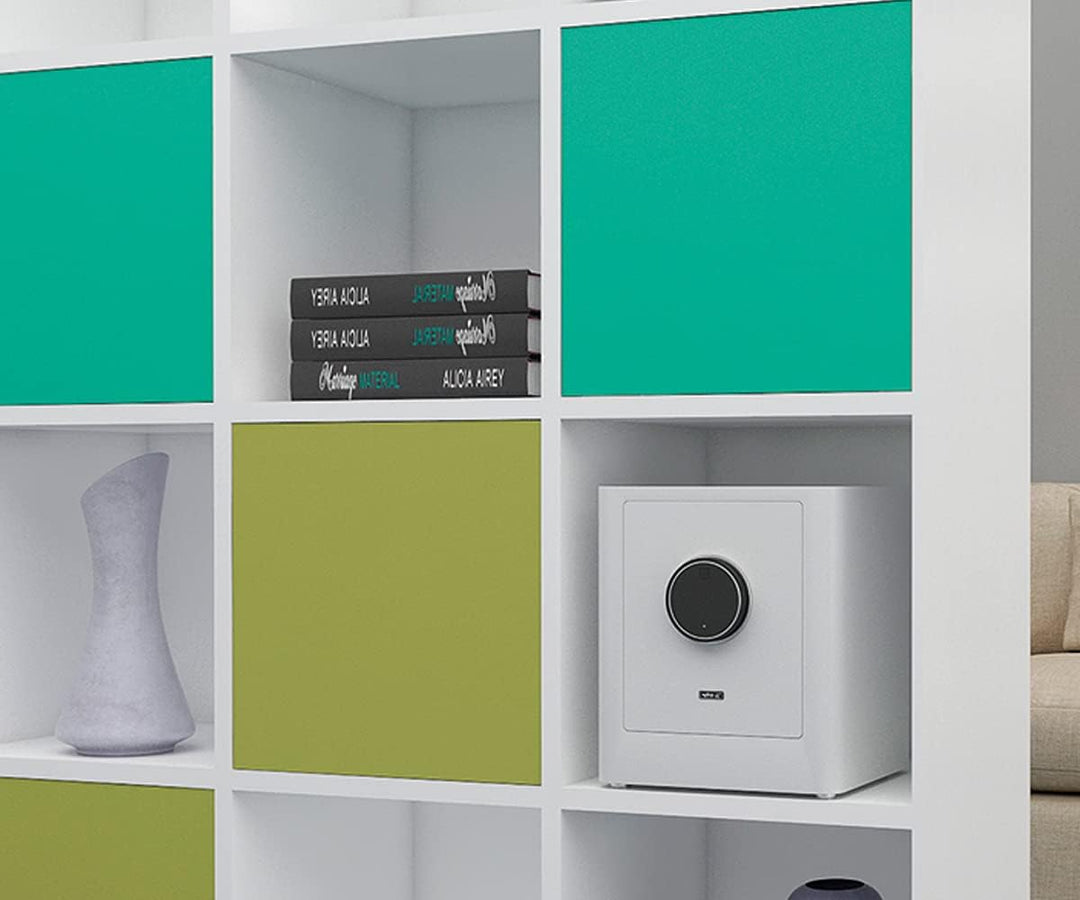 mySafe Premium 450 | elektronischer Schrank-Tresor | Zahlencode & Fingerscan | modernes Design | hoh