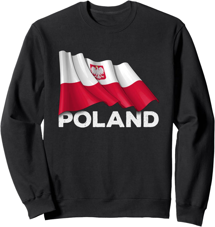Polen Country Shirt - Winken polnische Flagge Sweatshirt