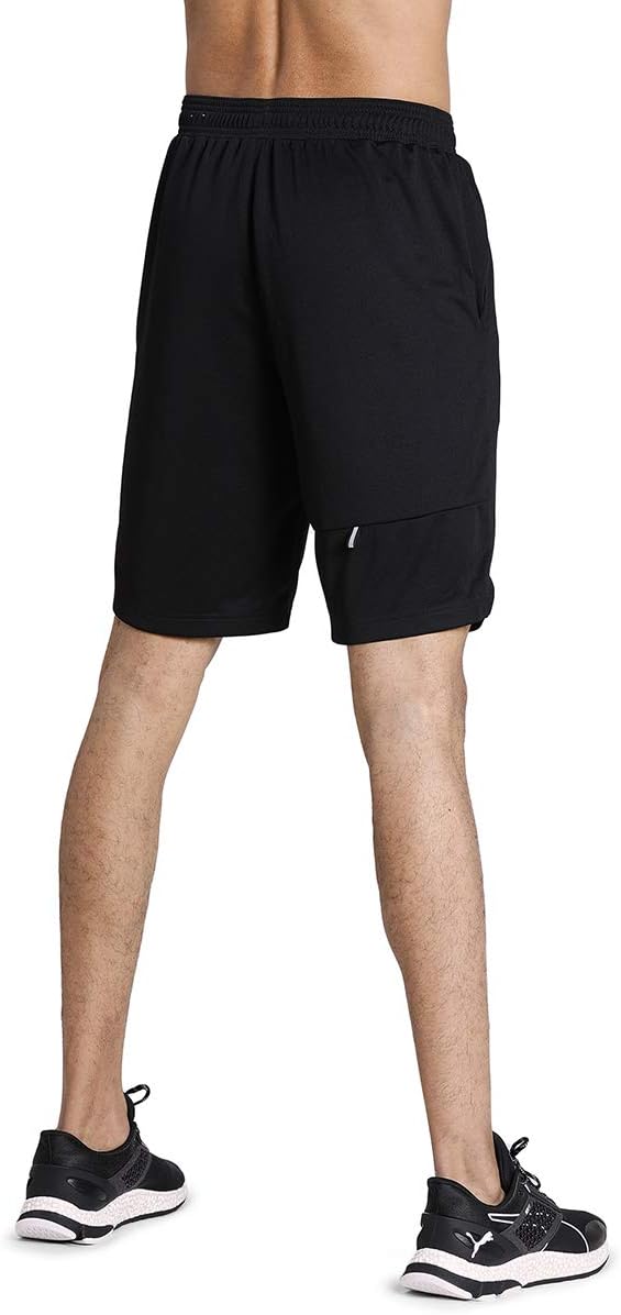 PUMA Herren RTG Interlock 10in Shorts-Schwarz, Weiss Hosen, M