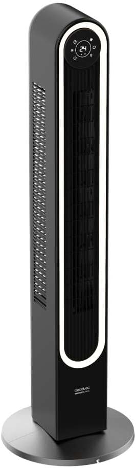 Cecotec - Turmventilatoren EnergySilence 9090 Skyline Smart Light von 106 cm, 65W, LED -Licht, takti