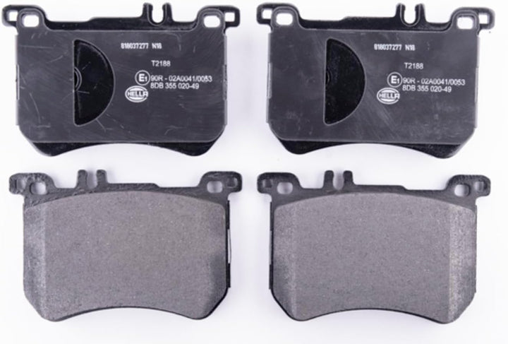 HELLA PAGID 8DB 355 020-491 Bremsbelagsatz - T2188 - Dicke/Stärke: 17.8mm - Bremssystem: Brembo - fü