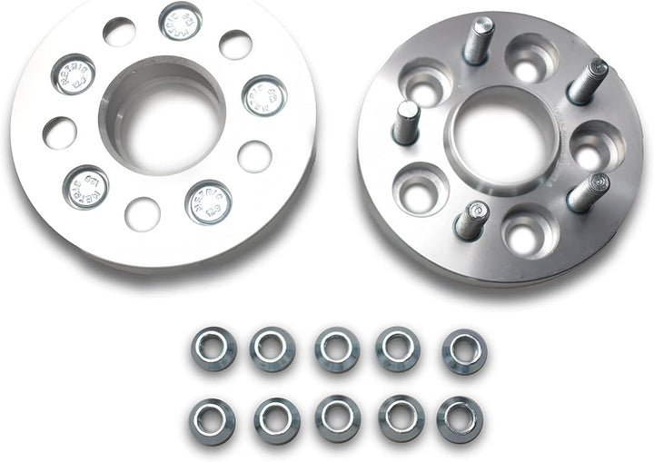 JINGLING KJ 5 Lug Spurverbreiterungen PCD 5 x 100 Nabenbohrung 56 mm geschmiedet 2 Stück Thickness: