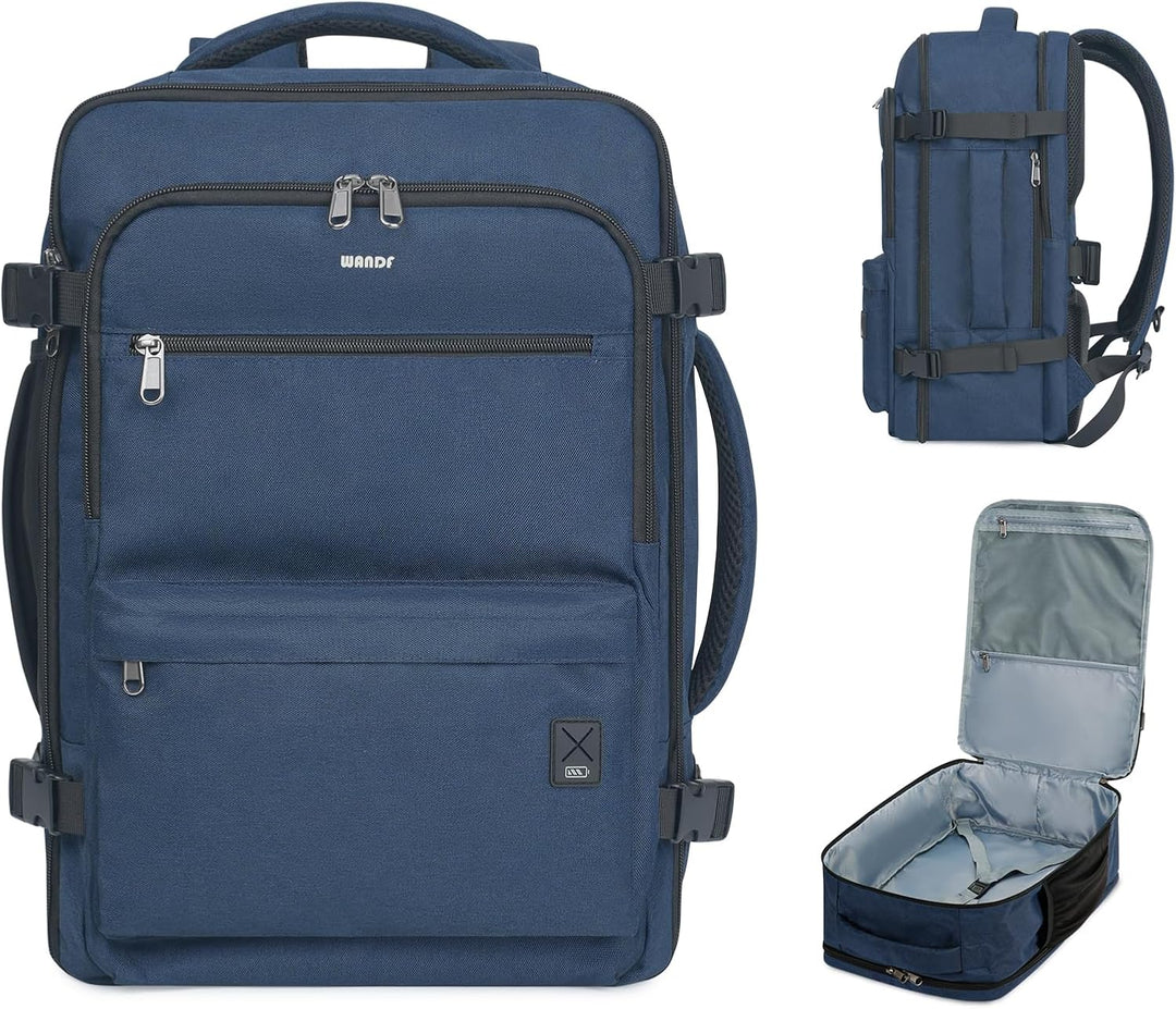 WANDF Handgepäck Rucksack 55x40x20cm / 45x36x20cm für Easyjet Airlines, Untersitz-Reise-Handgepäck-T