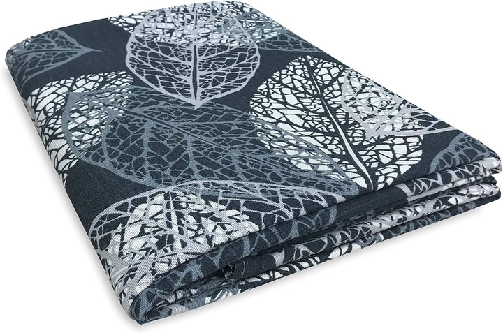 Tex Family Tagesdecke Gran Foulard Sofaüberwurf Stoff Loneta Blatt Leaf - Doppelbett 2 Quadrate Blat