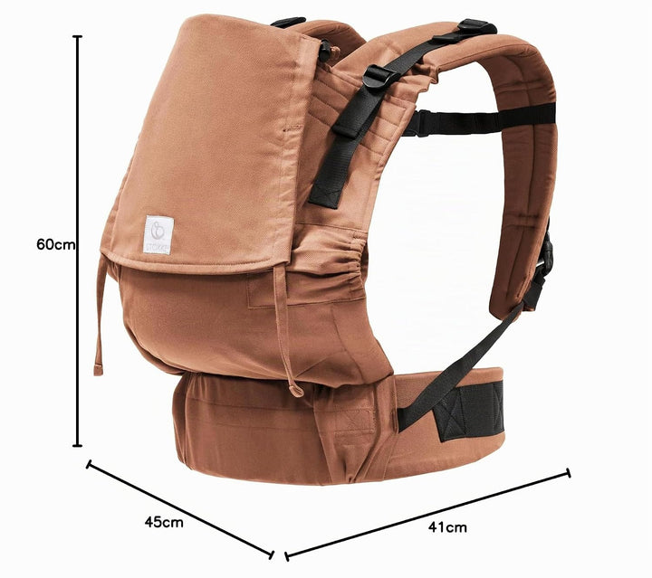 Stokke Limas Babytrage Flex, Terracotta (OCS) - Full Buckle Babytrage - Drei Trageoptionen - Sicher