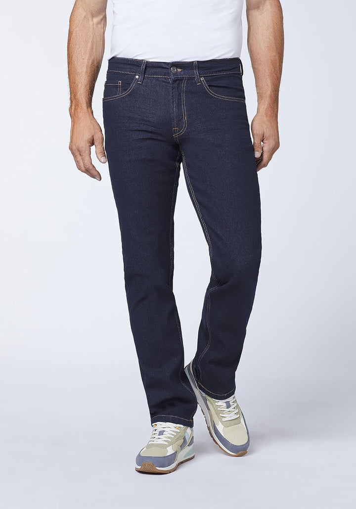 Jeans aus stretchigem Baumwollmix 44 202 Rinsed, 44 202 Rinsed