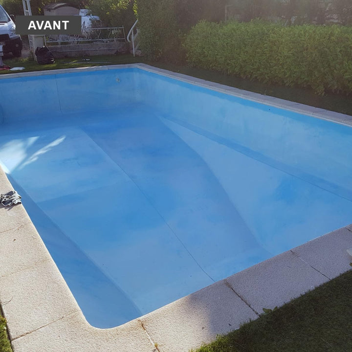 Schwimmbadfarbe - Farbe für Pools und Becken aus Polyester, Beton, Fliesen - ARCAPISCINE Hellgrau Po