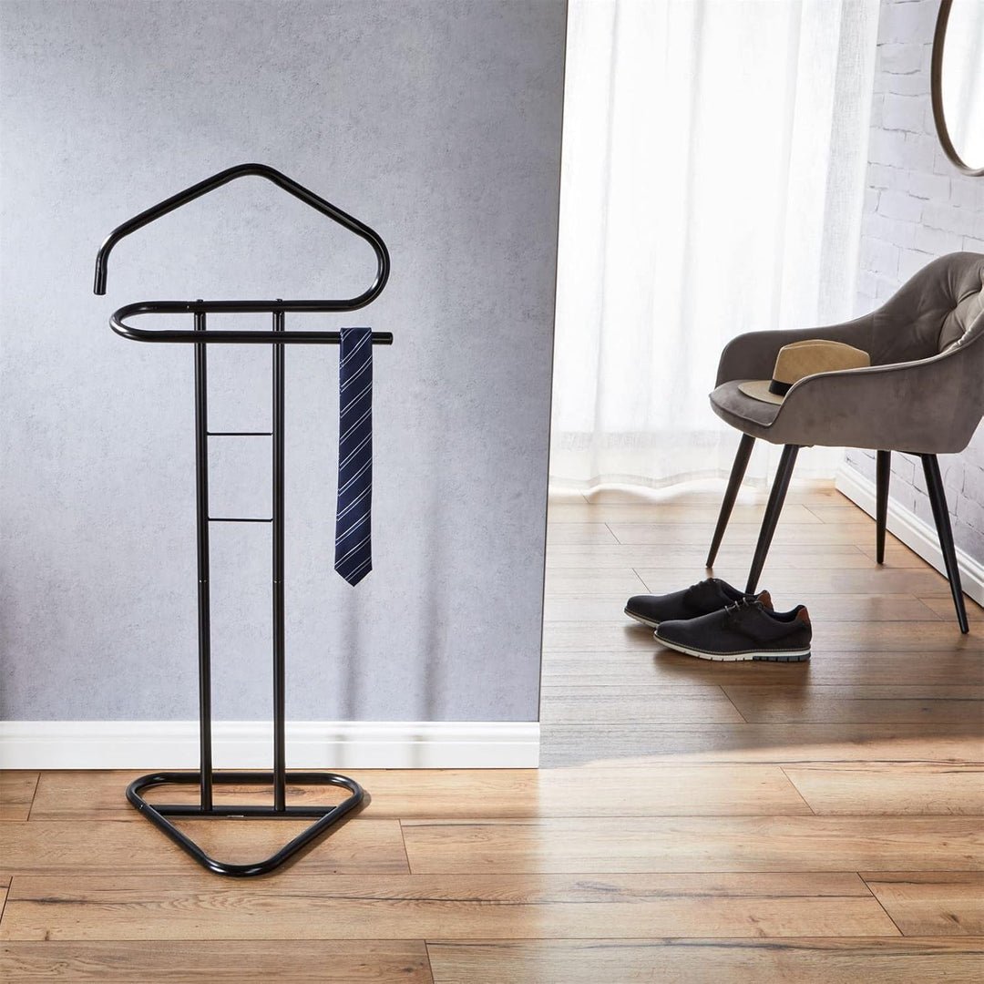 IDIMEX Herrendiener Camilo, praktischer Stummer Damen Diener mit Hosenbügel, schöner Kleiderbutler m