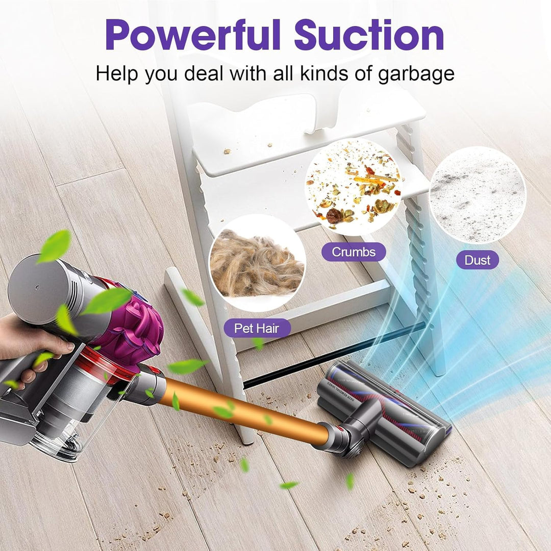 Torque Drive Bodendüse für Dyson V11 V15 V10 V8 V7 Bürste Anti-Tangle Einstellbare Saugkraft Elektri