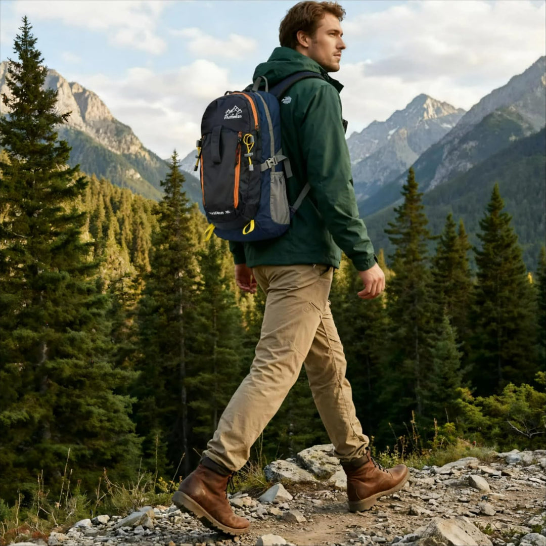 30L Wanderrucksack Herren Damen Reiserucksack Wasserdicht Rucksack Outdoor Trekkingrucksack Leicht G