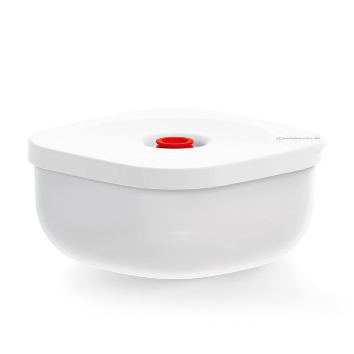 Guzzini - Kitchen Active Design, SAVE IT Vakuumbehälter Flach (L) - Weiss, 19,7x19,7xh9,7 cm | 1900