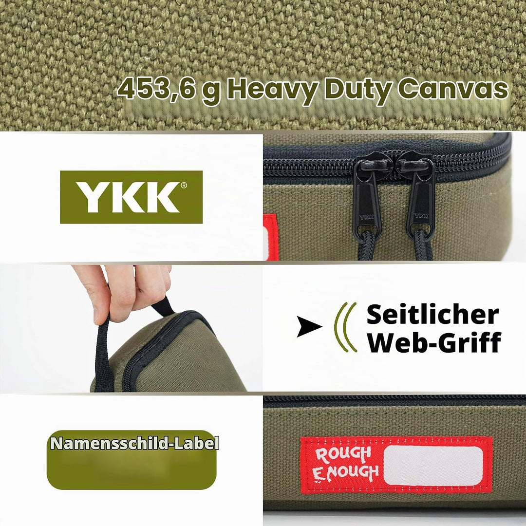 Rough Enough kleine Multi-Kabel-Werkzeugtasche Kit Organisatoren Aufbewahrungstasche für Herren Frau