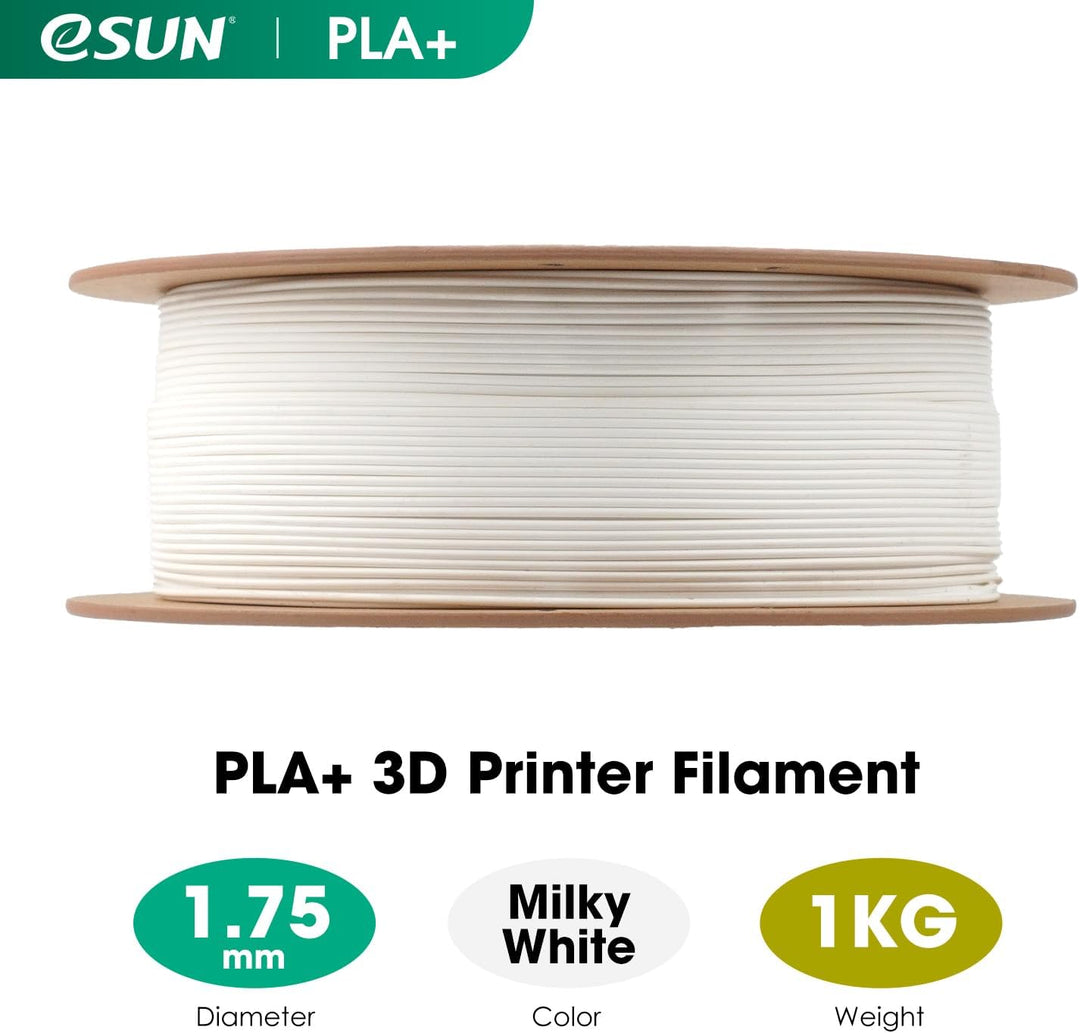 eSUN PLA+ Filament 1.75mm, 3D Drucker Filament PLA Plus, Massgenauigkeit +/- 0.03mm, 1kg Spule (2.2