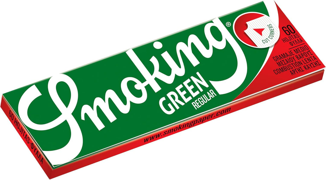 Zigarettenpapier Display Smoking No. 8 Green (50x60 Bl)
