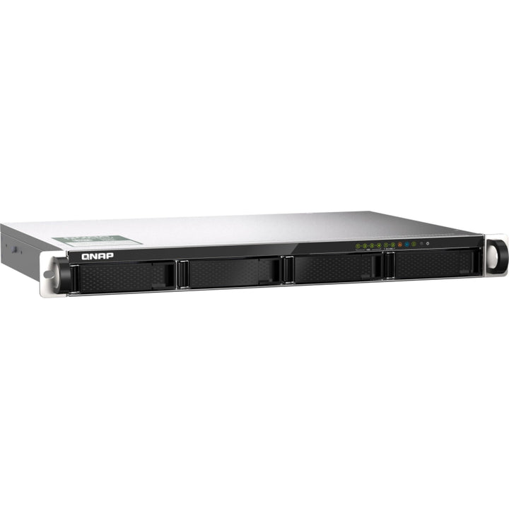 QNAP 4-Bay 1U Short-Depth 12" NAS. Marvell Octeon TX2 CN9130 / CN9131 64-bit Quad-core 2.2 GHz. 4GB