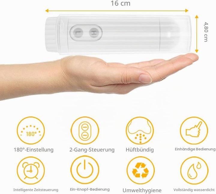 Po Dusche Tragbarer Bidet ersetzt Feuchttücher und Dusch WC Mobiles Reise Bidet Intimdusche Hand-Bid