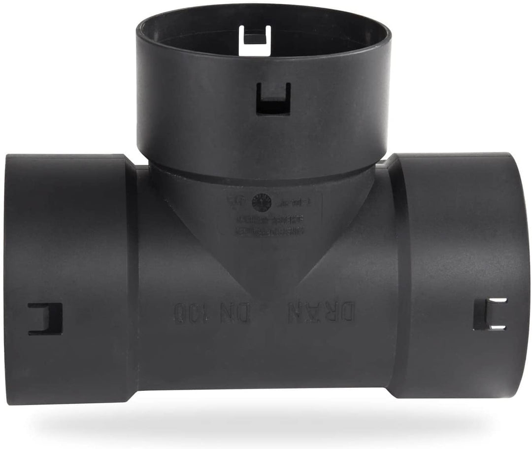 T-Stück für Drainagerohre DN50 von Doubleyou Geovlies & Baustoffe T-Stück DN50, T-Stück DN50