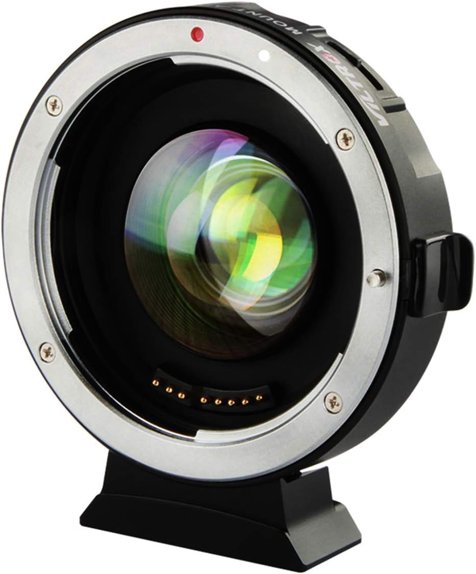 VILTROX EF-M2II Autofokus Objektivadapter 0,71x Fokalreduktor Booster Adapter für Canon EF Mount Obj