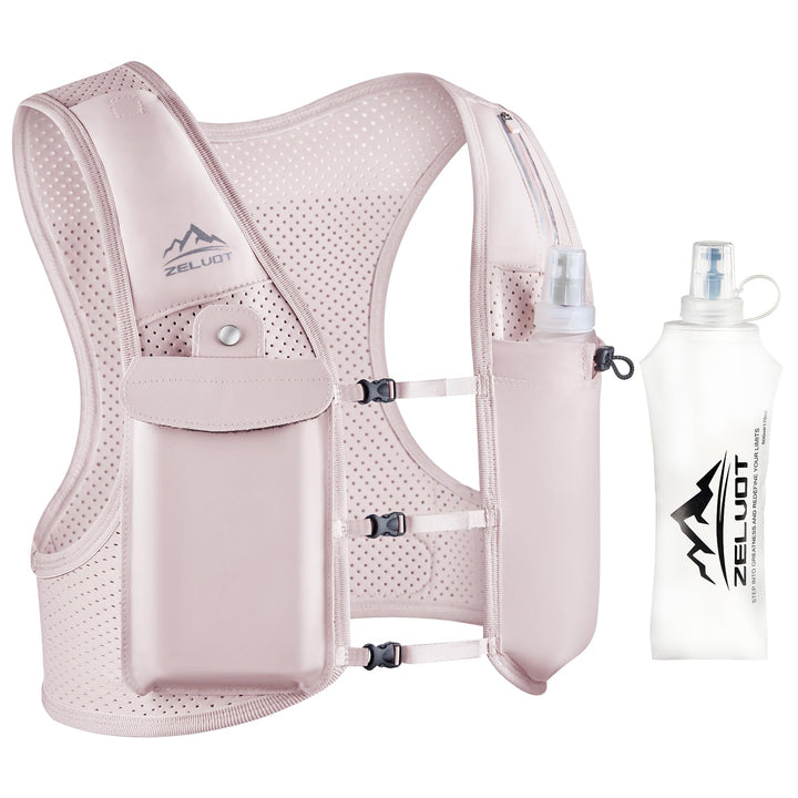 Zelvot Laufweste für Damen und Herren, Europäisches Originalpatent, Verstellbare Brustgurte, Trinkwe