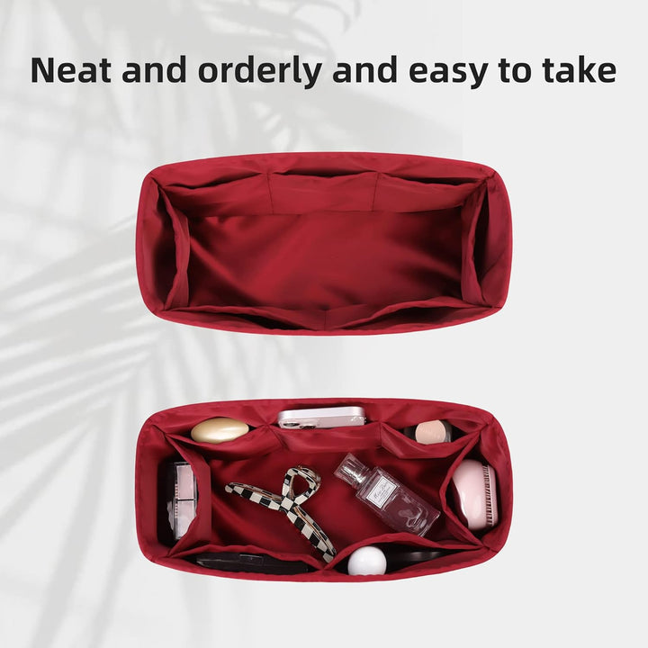 DGAZ Seide Taschen Organizer Einsatz für LV Graceful PM/MM, Taschenorganizer Shaper Einsatz, Leicht