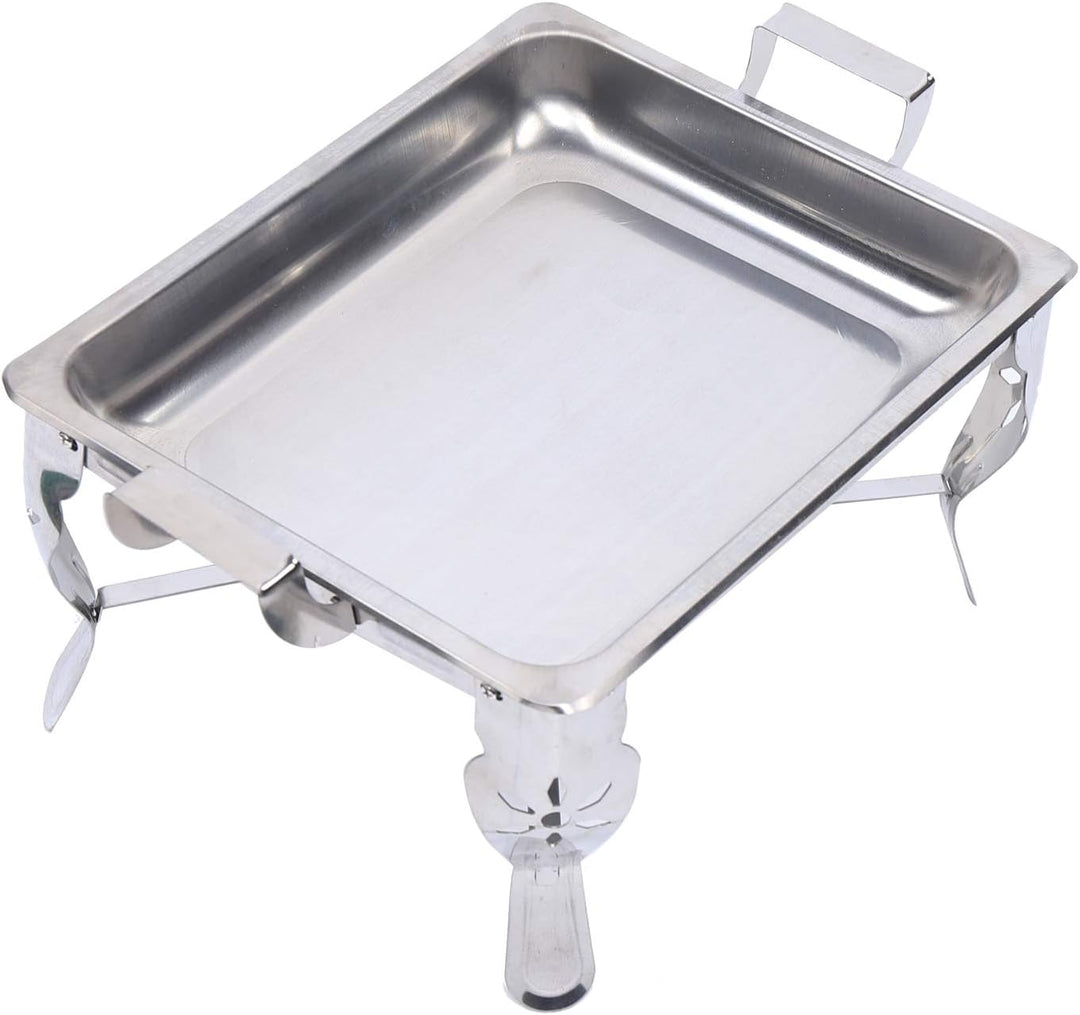 6L Speisewärmer, 21 * 26 * 26cm Edelstahl Warmhaltebehälter, Grosse Kapazität, Chafing Dish für Buff