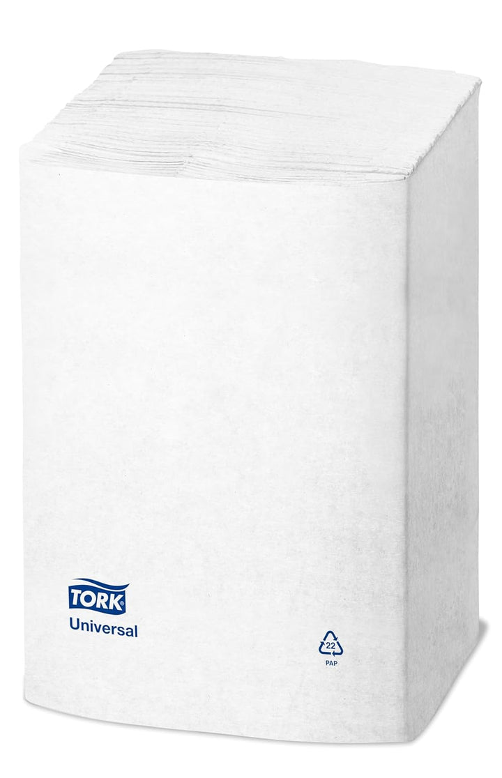Tork 10840 Xpressnap Spenderserviette unbedruckt / Weisse Papierserviette für Serviettenspender N4 /