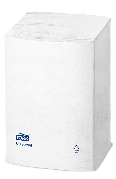 Tork 10840 Xpressnap Spenderserviette unbedruckt / Weisse Papierserviette für Serviettenspender N4 /