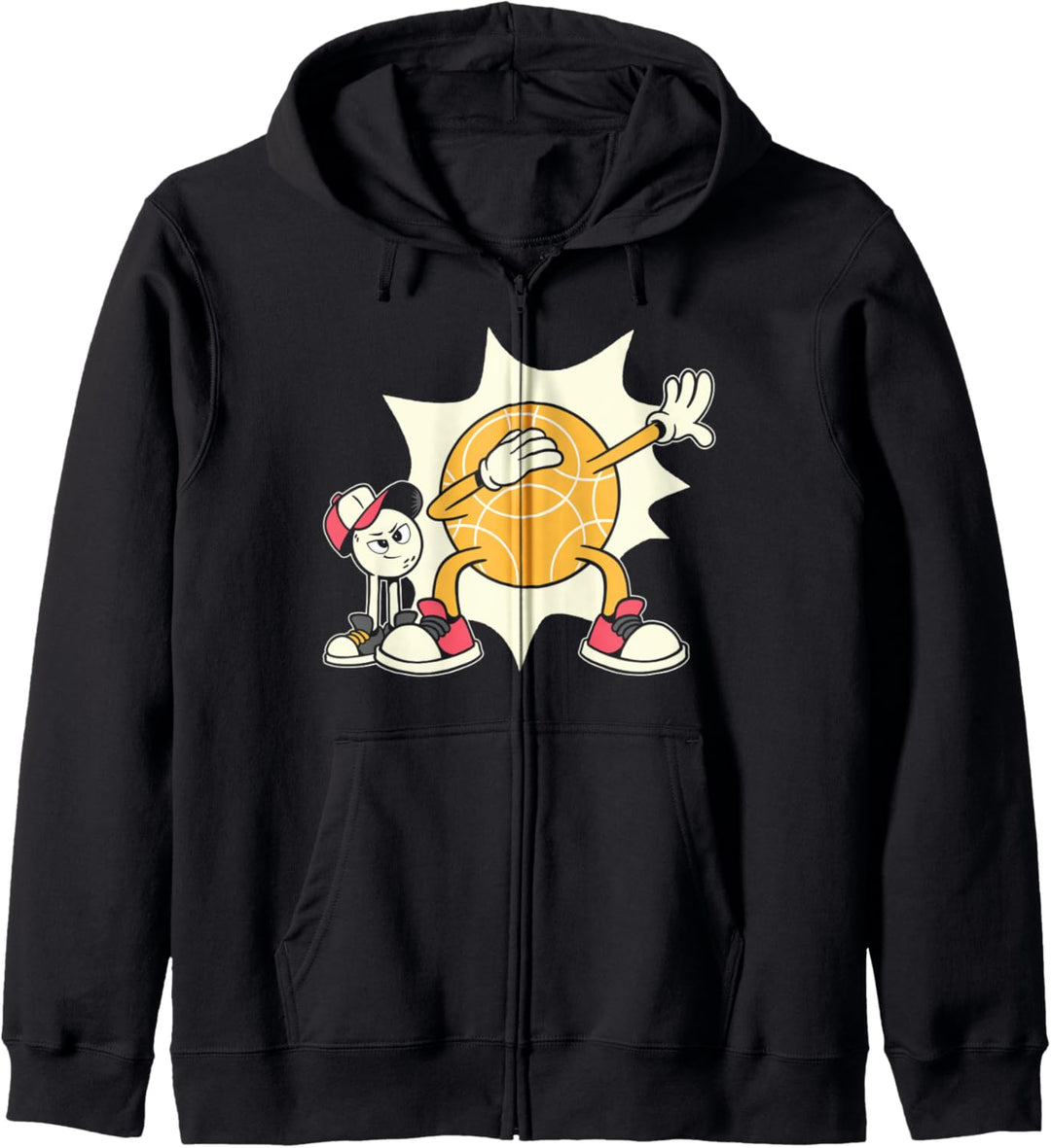 Dabbing Boulekugel Schweinchen Pétanque Outfit für Bouler Kapuzenjacke