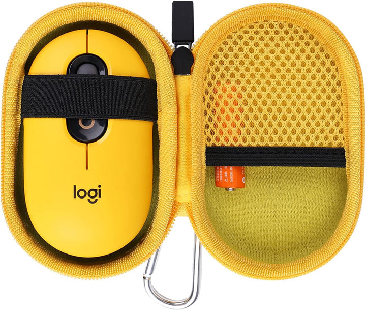 co2CREA Case Harte Reiseschutzhülle Etui Tasche für Logitech Pebble Mouse 2 M350s /M350 Pebble/Logit