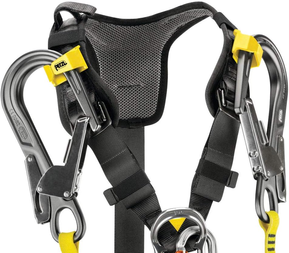 PETZL AVAO BOD 1 Klettergurte, Black/Yellow, 1