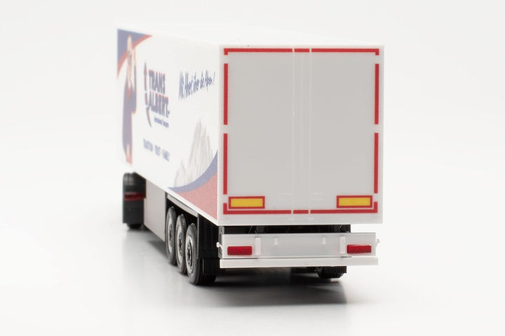 Herpa LKW Modell Mercedes-Benz Actros Streamspace „Transalbert“, originalgetreu im Massstab 1:87, Mo