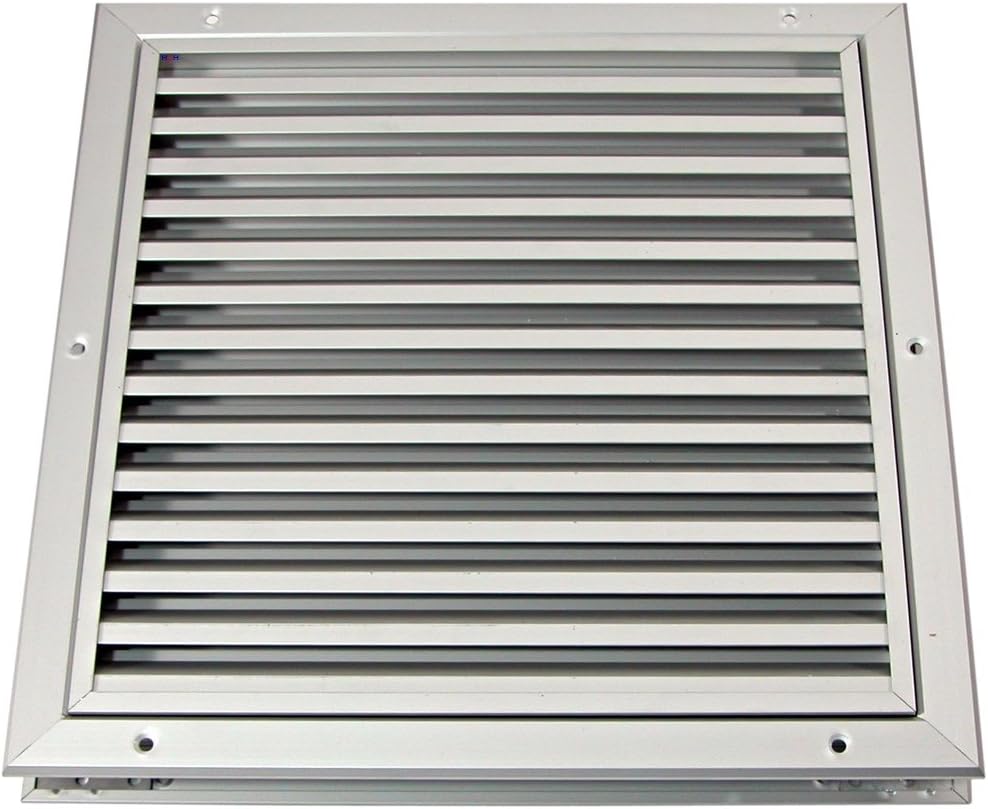 Lüftungsgitter LG-3030 DORAA Lamellengitter Alu 335 x 335 mm Zuluft Abluftgitter