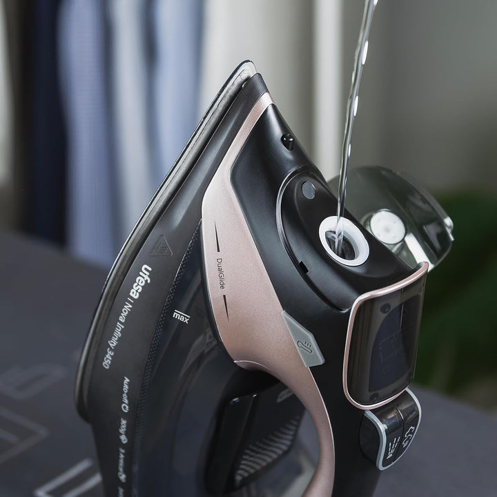 Ufesa Dampfbügeleisen Nova Infinity 3450W, Dampfstoss 300 g, Dauerdampf 70 g/min, DualGlide-Keramiks