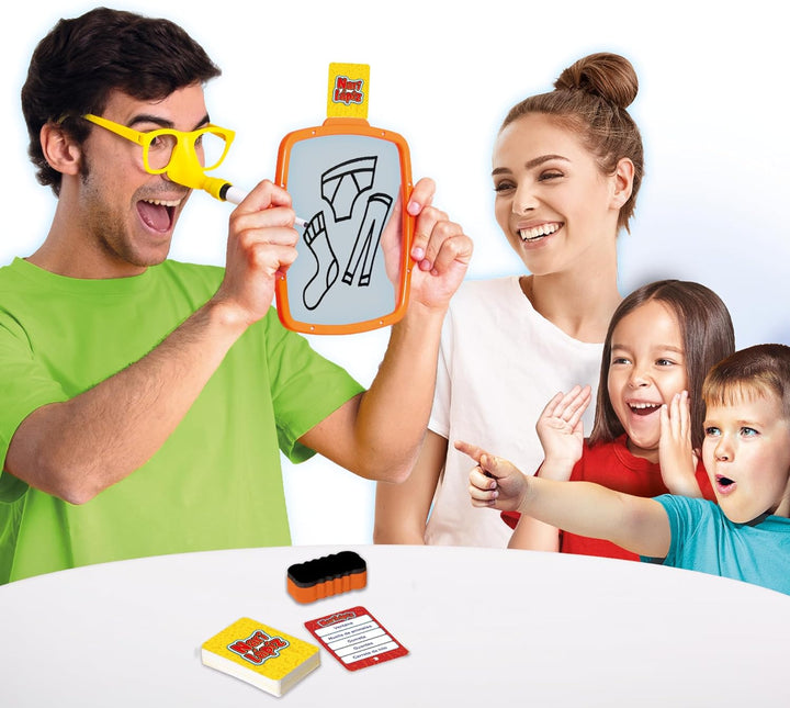 Play Fun NARILAPIZ- Family Game Werden Sie EIN Künstler mit Nur Ihre Nase und einen Filzstift Kinder