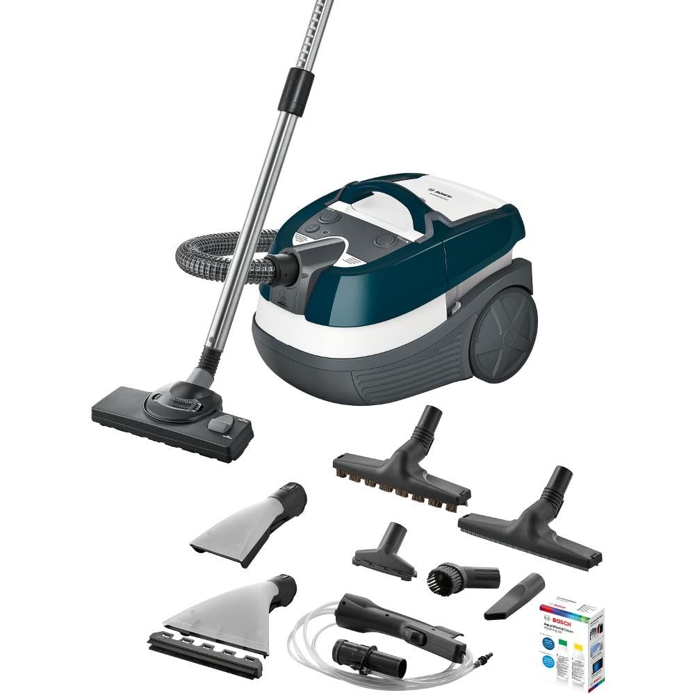 Bosch BWD41720 Waschsauger, 2.5 L, 5 Liter Wassertank, AquaWash&Clean, 1700 W