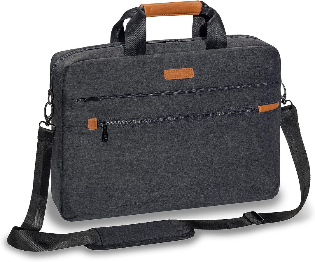 Pedea Laptoptasche Elegance Pro Notebook-Tasche 17,3 Zoll (43,9 cm) Umhängetasche mit Schultergurt u