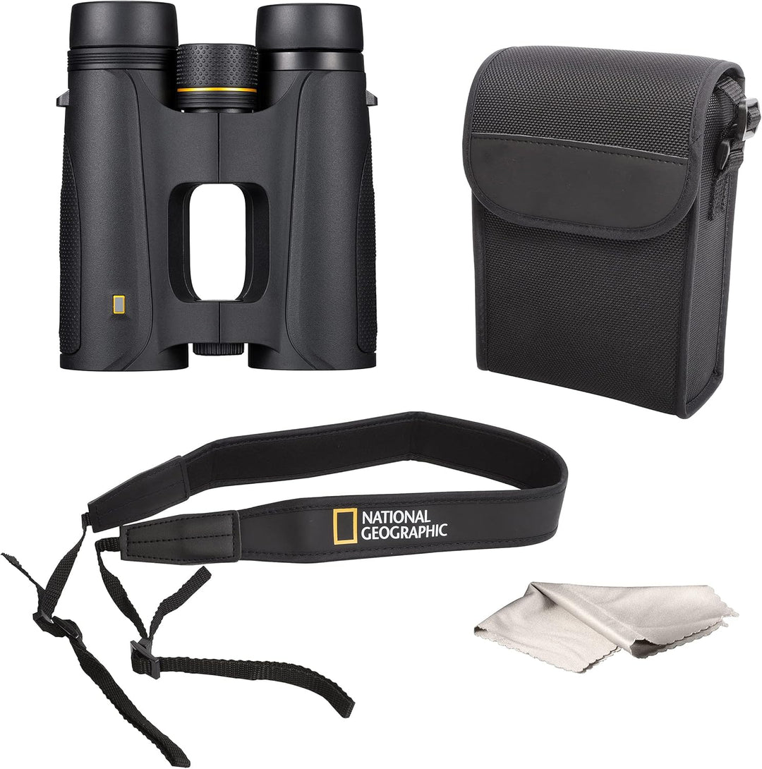 National Geographic Fernglas Luchs 10x42, wasserdicht, 10x Vergrösserung, 42mm Objektiv, BaK-4 Glas,