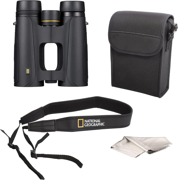 National Geographic Fernglas Luchs 10x42, wasserdicht, 10x Vergrösserung, 42mm Objektiv, BaK-4 Glas,
