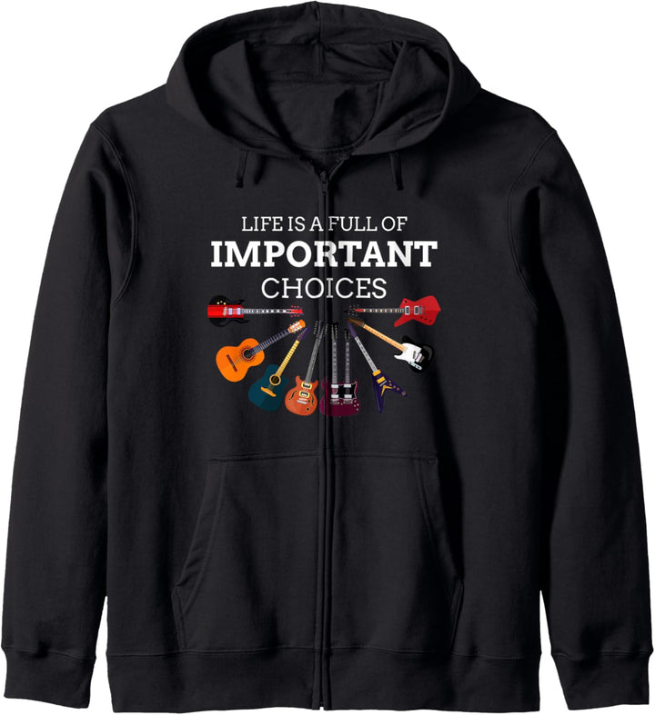 Das lustige Gitarrenleben ist voller Möglichkeiten Vintage-M Kapuzenjacke