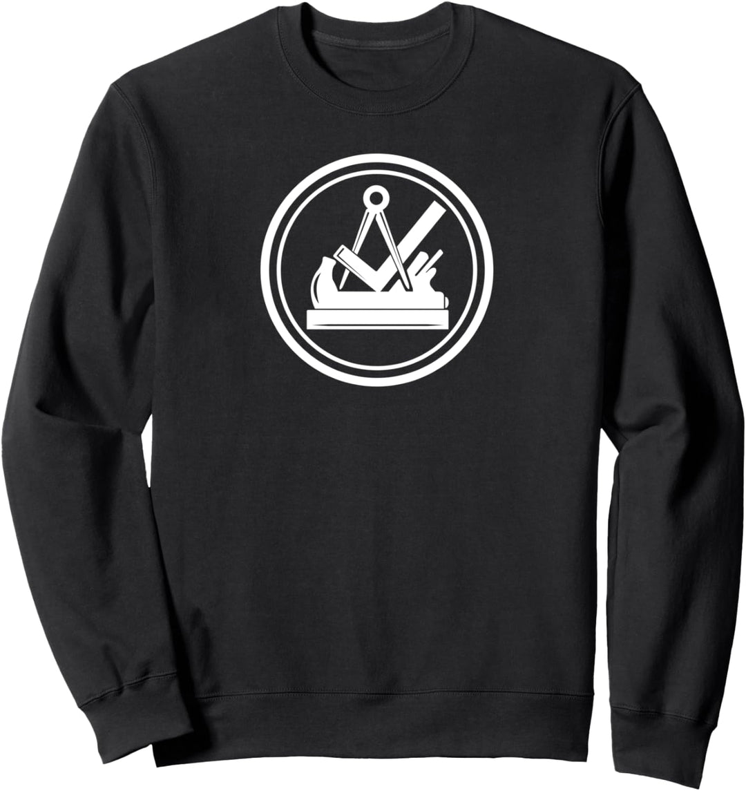 Tischler & Schreiner traditionelles rundes Zunftwappen Sweatshirt