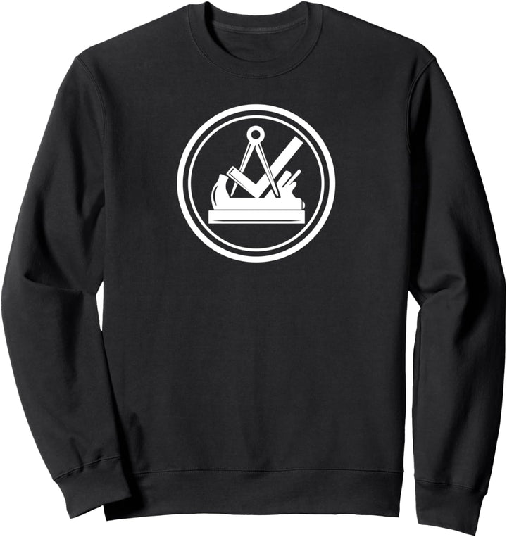 Tischler & Schreiner traditionelles rundes Zunftwappen Sweatshirt