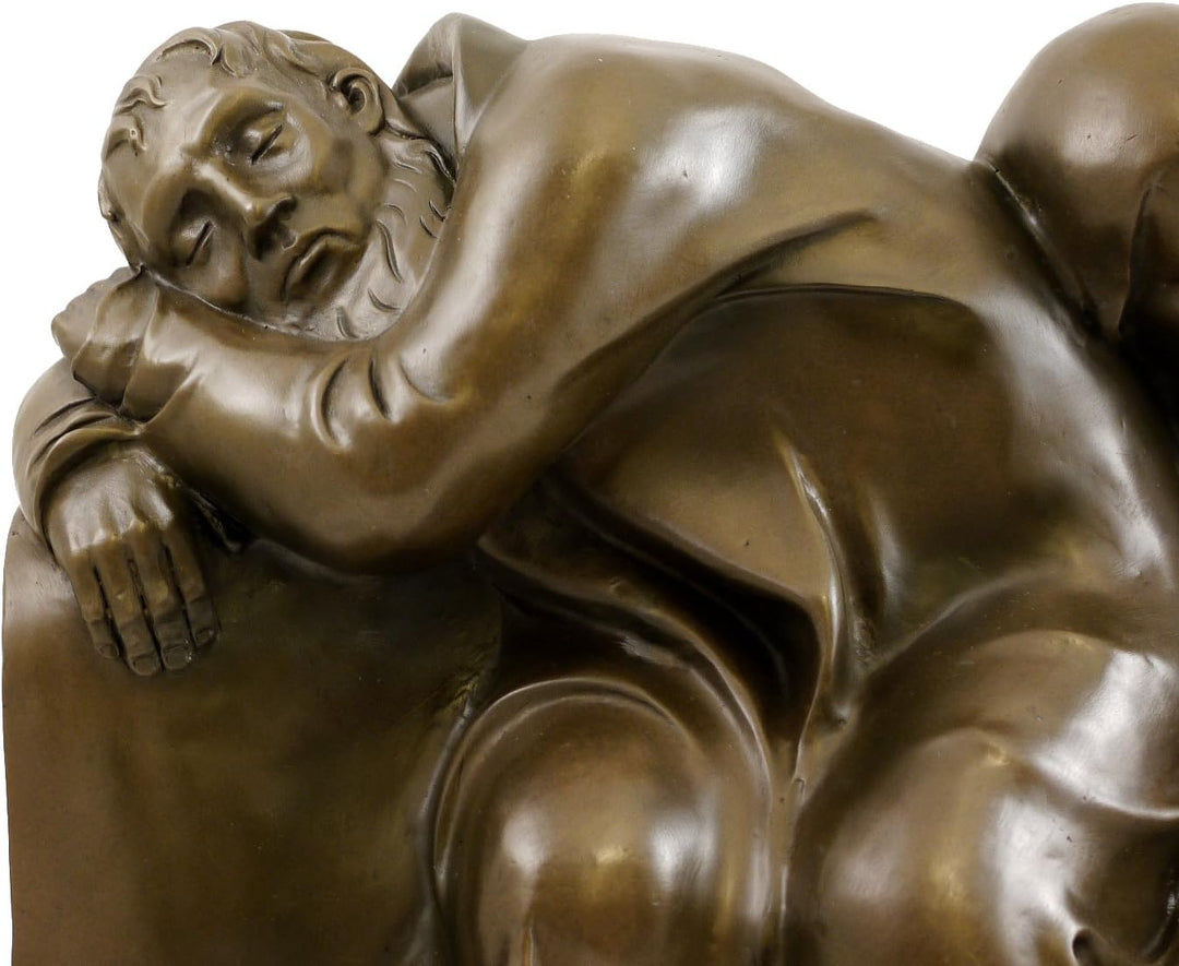 Kunst & Ambiente - Moderne Bronzefigur - Schlafendes Bauernpaar - Ernst Barlach Skulptur - Güstrow -