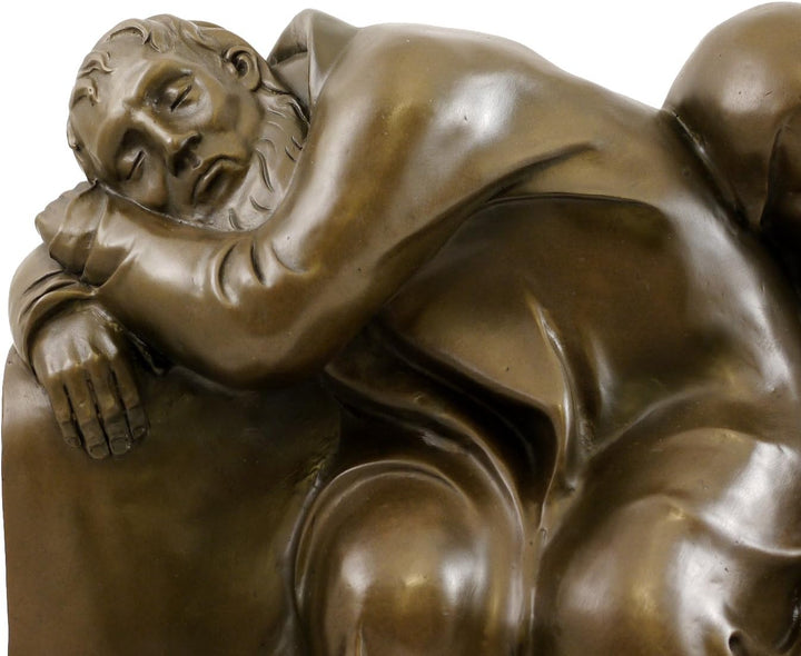 Kunst & Ambiente - Moderne Bronzefigur - Schlafendes Bauernpaar - Ernst Barlach Skulptur - Güstrow -