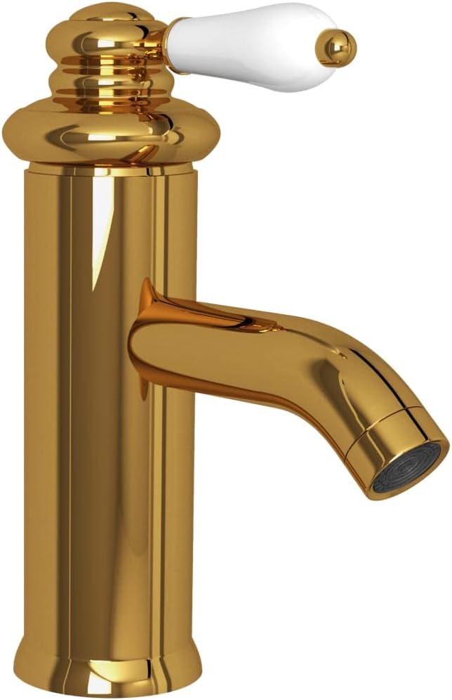 vidaXL Waschtischarmatur Bad Wasserhahn Waschbecken Waschtisch Armatur Mischbatterie Badarmatur Bade