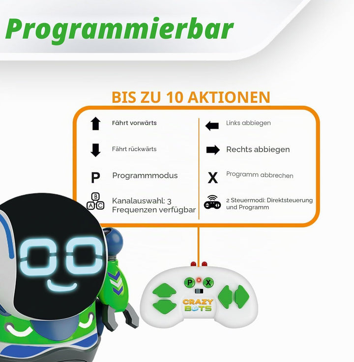 Xtrem Bots- Rock | Roboter Kinder Ab 5 Jahre Und Älter | Roboter Spielzeug | Robots Ferngesteuerte u