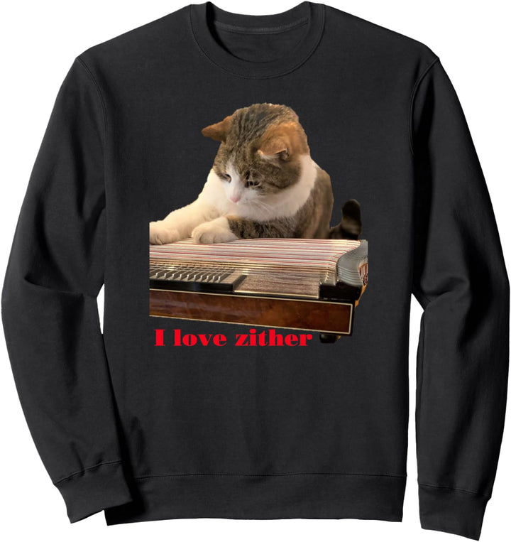 Musikalische Katze Sweatshirt