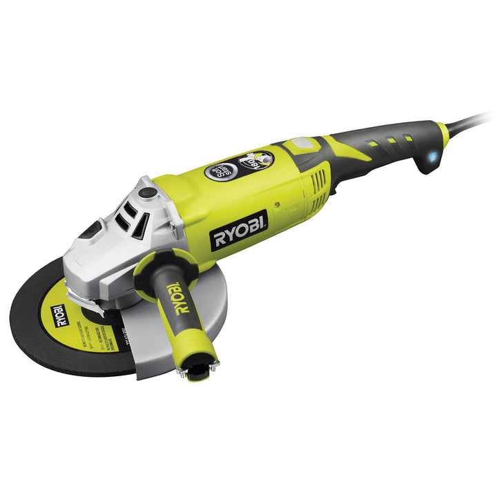 Ryobi 5133002193 Winkelschleifer, 2000 W, Norme abgewinkelt, abgewinkelt