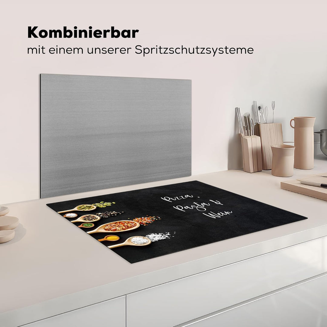 Herdabdeckplatte Einteilig Herdabdeckung Abdeckplatte für Ceranfeld Abdeckung Induktionskochfeld Auf