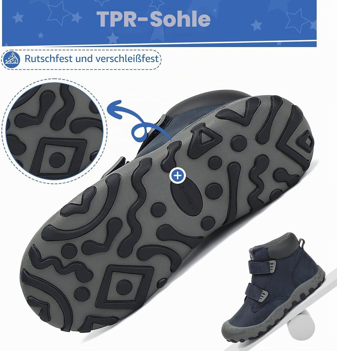 Mishansha Wanderschuhe Jungen Trekkingschuhe Mädchen rutschfest Outdoor Kinder Wanderstiefel 24-38 3