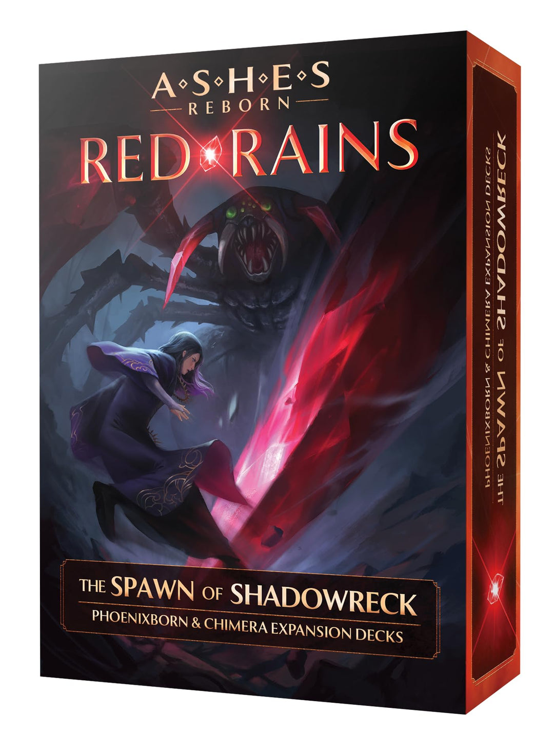 Plaid Hat Games | Ashes Reborn Red Rains: The Spawn of Shadowreck Expansion | Card Game | 2 Players